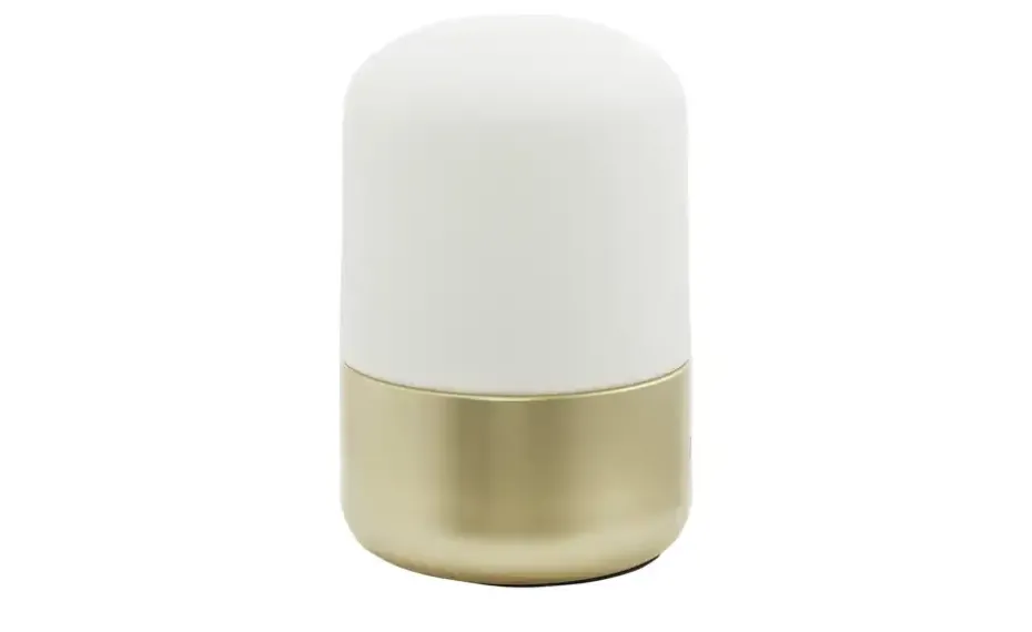 levelone Tischleuchte, 1-flammig, messing-matt