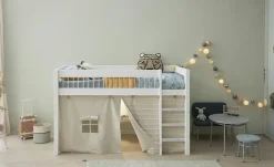 Lifetime Halbhohes Bett mit gerader Leiter Breeze