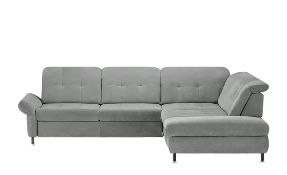 Lounge Collection Ecksofa Sally | Aluminiumgrau, rechts