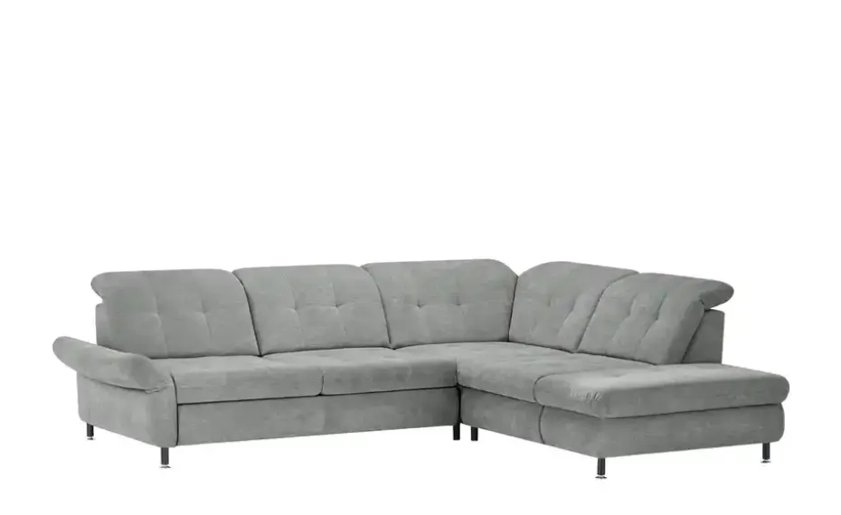 Lounge Collection Ecksofa Sally | Aluminiumgrau, rechts