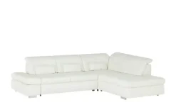 Lounge Collection Ecksofa Leder Spencer | Weiß, rechts