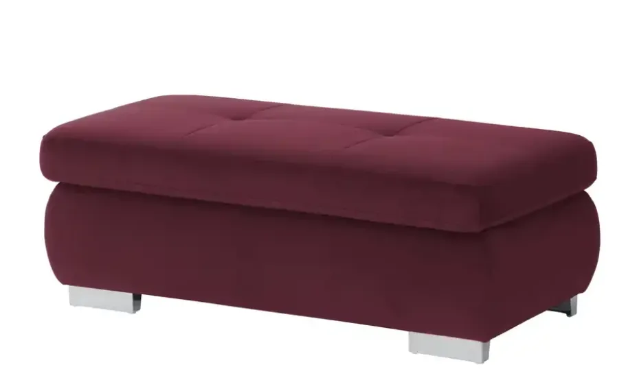 Lounge Collection Polsterhocker Affair | Bordeauxrot
