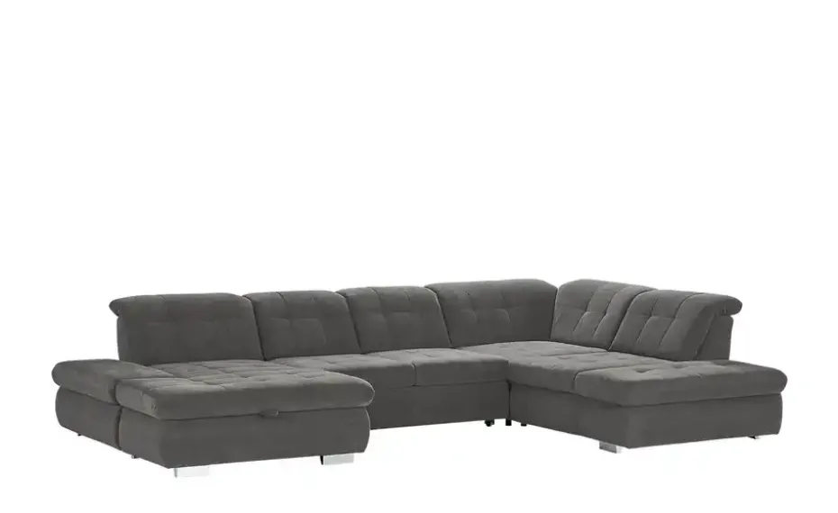 Lounge Collection Wohnlandschaft mit verschiedenen Funktionen Spencer | Grau, rechts