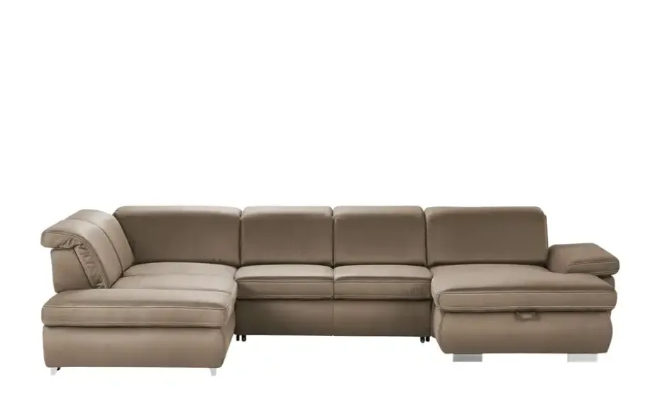 Lounge Collection Wohnlandschaft  mit verschiedenen Funktionen Amanda | Braun, links