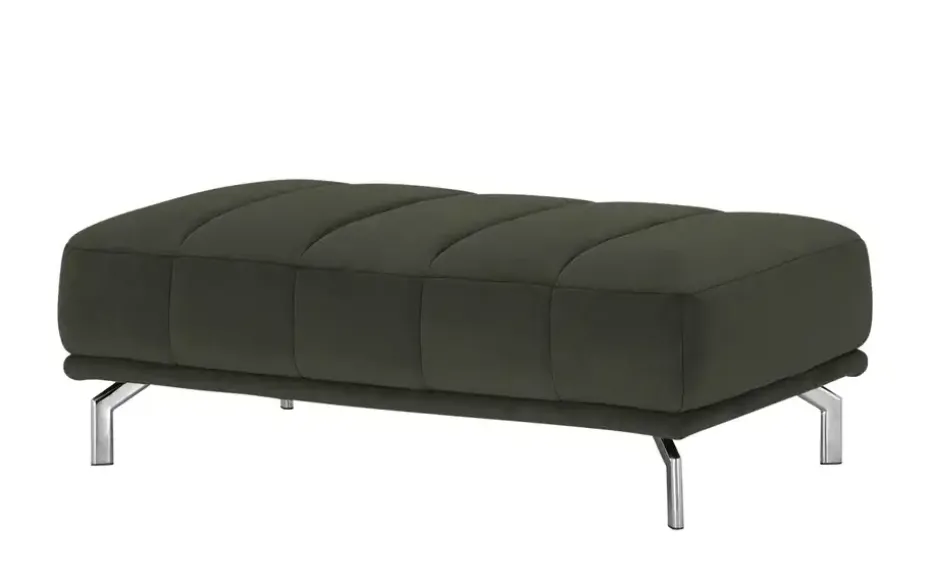 Lounge Collection XXL-Hocker Sarina | Olivgrün
