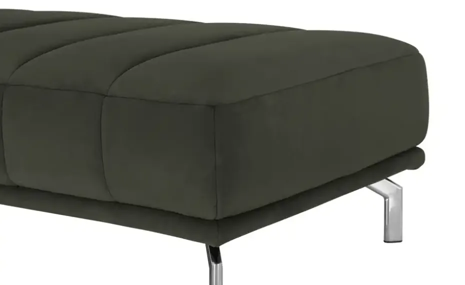 Lounge Collection XXL-Hocker Sarina | Olivgrün