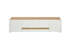 Lowboard Cande | Weiß, Eiche (Nachbildung), 170 cm