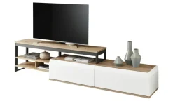 Lowboard Light Line 2 Neo | Asteiche (Nachbildung), Weiß