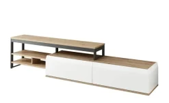 Lowboard Light Line 2 Neo | Asteiche (Nachbildung), Weiß