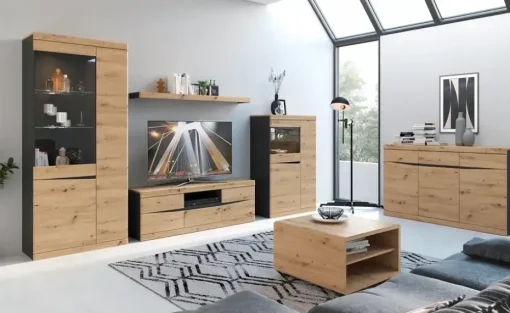 Lowboard Turino Neo | 150 cm, Asteiche | Möbel Höffner