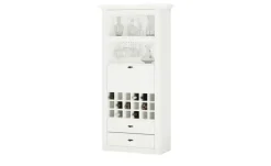 maison bleue Barschrank  mit Weinregal Petit Chalet | Weiß