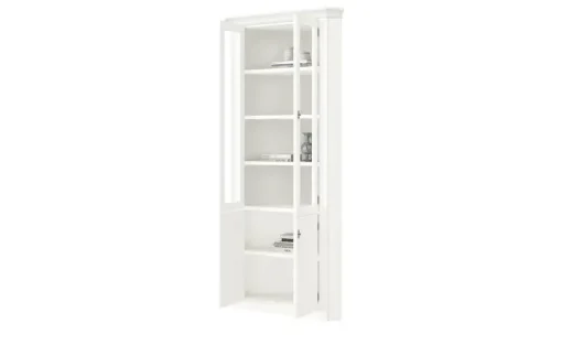 maison bleue Eckvitrine Petit Chalet | Weiß | Höffner