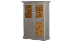 maison bleue Highboard Fancy | Grau, Braun | Höffner