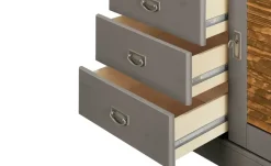 maison bleue Highboard Fancy | Grau, Braun | Höffner