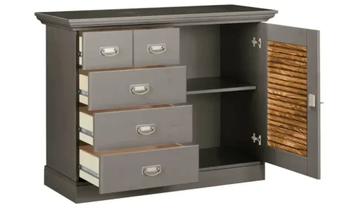 maison bleue Kommode Fancy | Grau, Braun | Höffner
