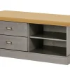 maison bleue Lowboard Florian | Grau, Hellbraun