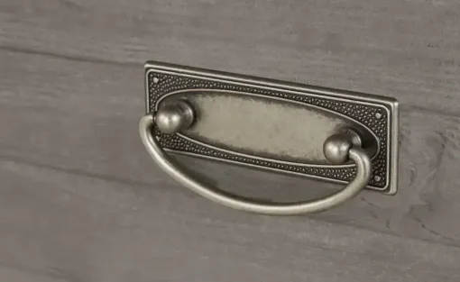 maison bleue Lowboard Florian | Grau, Hellbraun
