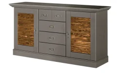 maison bleue Sideboard Fancy | Grau, Braun | Höffner
