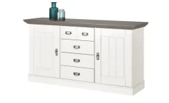 maison bleue Sideboard Florian | Weiß, Grau | Höffner
