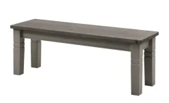maison bleue Sitzbank  massiv Florian | Grau, 130 cm