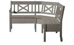 maison bleue Truheneckbank  massiv Florian | Grau, ca, 148 x 214 cm