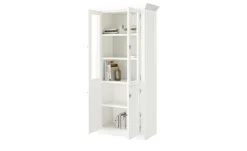 maison bleue Vitrine Petit Chalet | mit Holzböden, Weiß