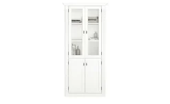 maison bleue Vitrine Petit Chalet | mit Holzböden, Weiß