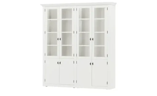 maison bleue Vitrine Petit Chalet | Vitrinenkombination, Weiß