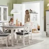 maison bleue Vitrinenaufsatz für Sideboard  Florian | Weiß, Grau
