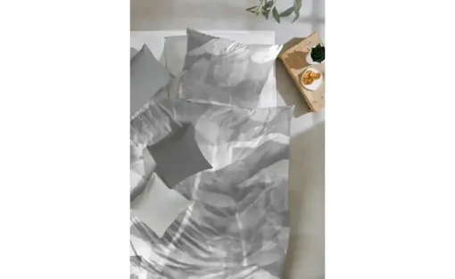 Mako-Satin Bettwäsche-Set | Grau, 200 cm | Höffner