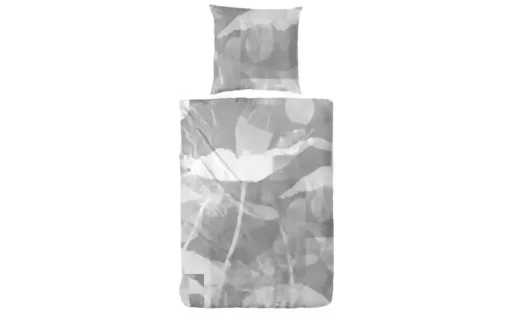 Mako-Satin Bettwäsche-Set | Grau, 200 cm | Höffner
