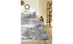 Mako-Satin Bettwäsche-Set | Grau, 200 cm | Höffner