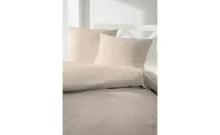 Mako-Satin Bettwäsche-Set | Taupe, 200 cm | Höffner