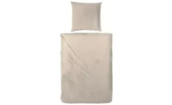 Mako-Satin Bettwäsche-Set | Taupe, 200 cm | Höffner
