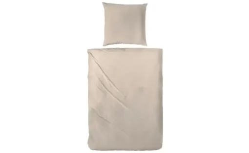 Mako-Satin Bettwäsche-Set | Taupe, 200 cm | Höffner