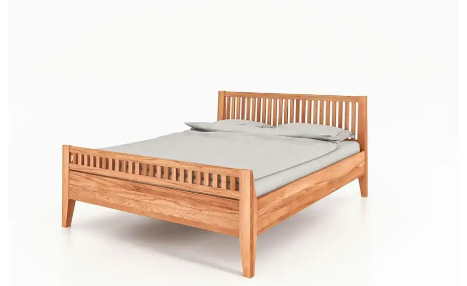 Massivholzbett Erik | Kernbuche, 140 cm | Möbel Höffner