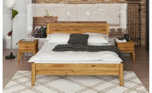 Massivholzbett Erik | Kernbuche, 140 cm | Möbel Höffner