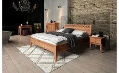 Massivholzbett Erik | Kernbuche, 140 cm | Möbel Höffner