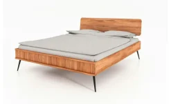 Massivholzbett Nico | Kernbuche, 140 cm | Möbel Höffner