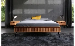 Massivholzbett ohne Kopfteil Nico | Kernbuche, 140 cm