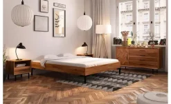 Massivholzbett ohne Kopfteil Clara | Kernbuche, 90 cm