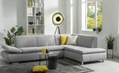 Max Winzer Ecksofa | Hellgrau, rechts | Möbel Höffner
