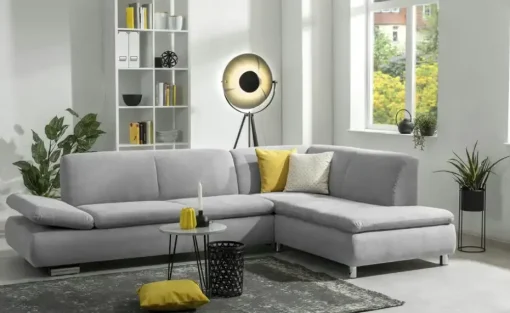 Max Winzer Ecksofa | Hellgrau, rechts | Möbel Höffner