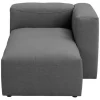 Max Winzer Longchair Armlehne rechts Lena | Anthrazit