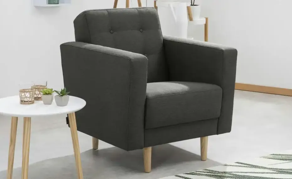 Max Winzer Sessel Jasmin | Anthrazit | Möbel Höffner