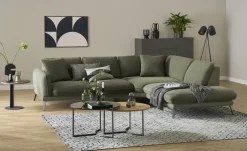 medium Ecksofa Romance | Grün, rechts | Möbel Höffner