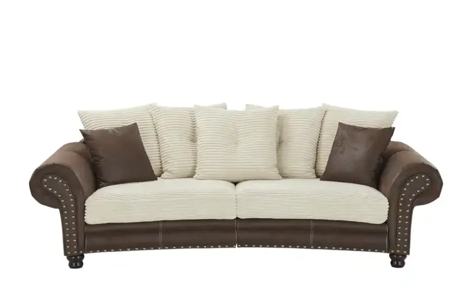 Megasofa Bezug in Cord Bristol | Cordstoff, Beige, Braun
