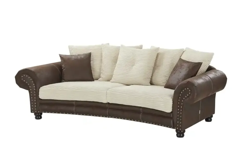 Megasofa Bezug in Cord Bristol | Cordstoff, Beige, Braun