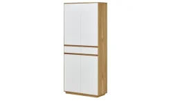 Mehrzweckschrank Tiba | Weiß, Eiche bianco | Höffner