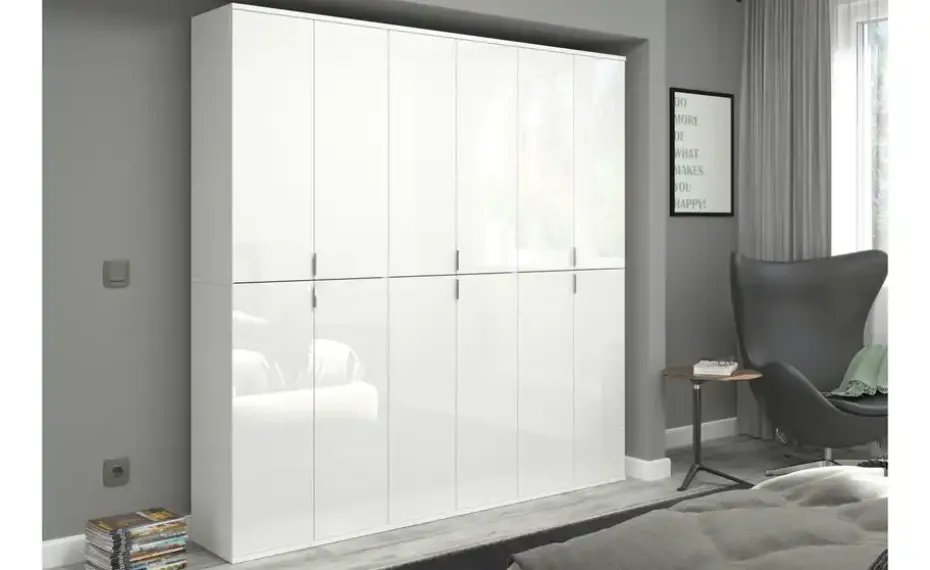 Mehrzweckschrank-Set Projekt X | Weiß, hochglanz